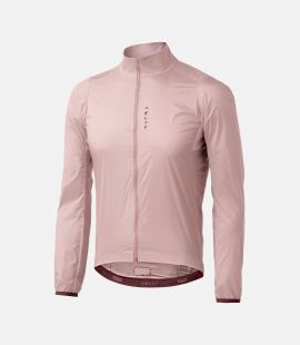 men cycling jacket windproof pink mirai front pedaled