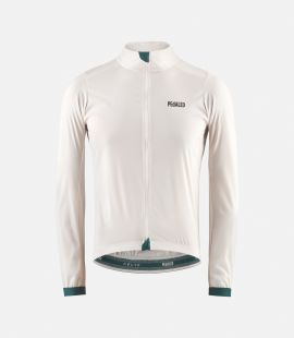 men cycling jacket windproof white essential front pedaled