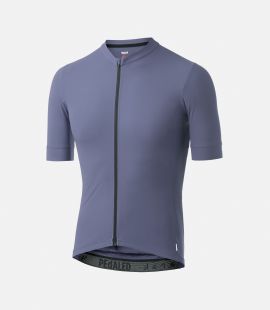 men cycling jersey slate front sabi pedaled