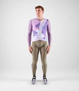 men cycling longsleeve jersey godai lilac total body front pedaled