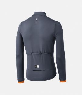 Cycling Jersey Blue Merino for Men - Back - Essential | PEdALED
