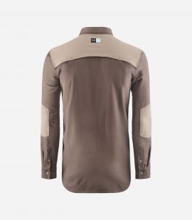 Cycling Shirt Brown for Men - Back - Jary | PEdALED
