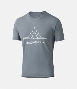 men cycling transcontinental tee grey tcr front pedaled