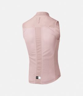 men cycling vest windproof pink mirai back pedaled
