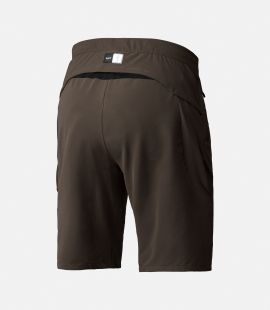 men gravel shorts brown jary back pedaled