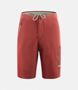 Cycling Gravel Shorts Red for Men - Front - Jary | PEdALED