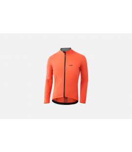 nest men cycling jacket brick red front mirai pedaled still life
