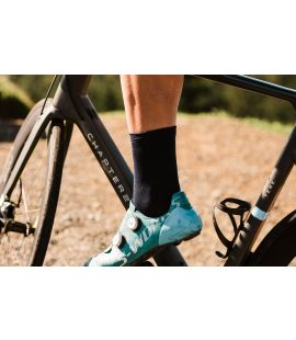 road cycling socks men navy mirai in action pedaled