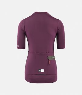 Cycling Cargo Jersey Purple  for Women - Back - Odyssey | PEdALED
