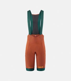 Cycling Bib Short Green for Women - Front - Amani | PEdALED
