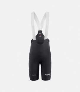 women cycling bibshort black essential front pedaled