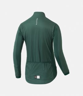 Cycling Jacket Green for Women - Back - Essential | PEdALED

