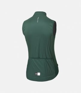 Cycling Vest Green for Women - Back - Essential | PEdALED
