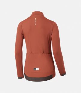 Cycling Jersey Red for Women - Back - Essential | PEdALED
