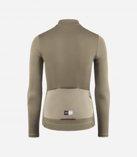 Cycling Jersey Merino Grey for Women - Back - Element | PEdALED
