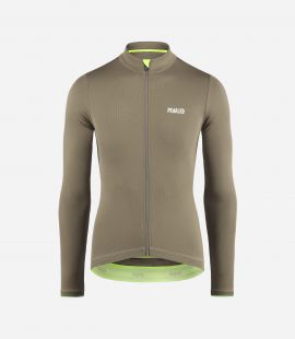 Cycling Jersey Merino Grey for Women - Front - Element | PEdALED
