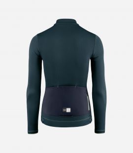 Cycling Jersey Merino Navy for Women - Back - Element | PEdALED
