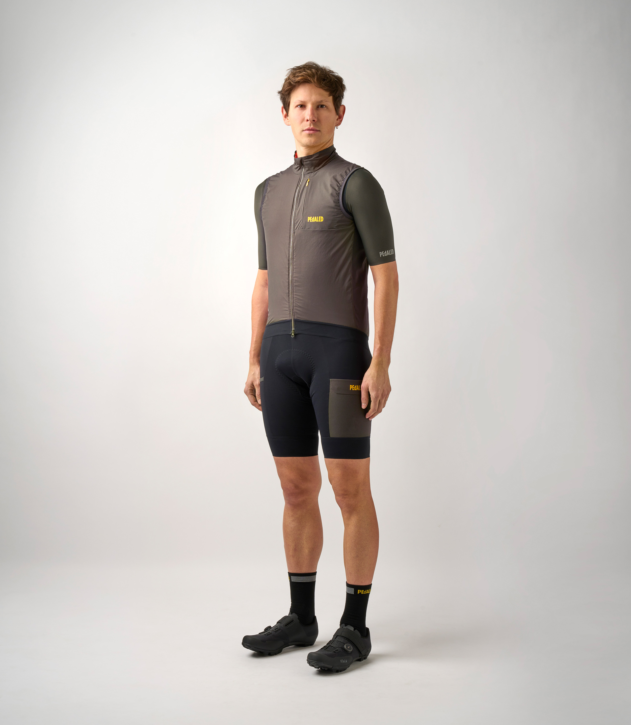 Summer Cycling Vest Alpha Grey for Men | PEdALED