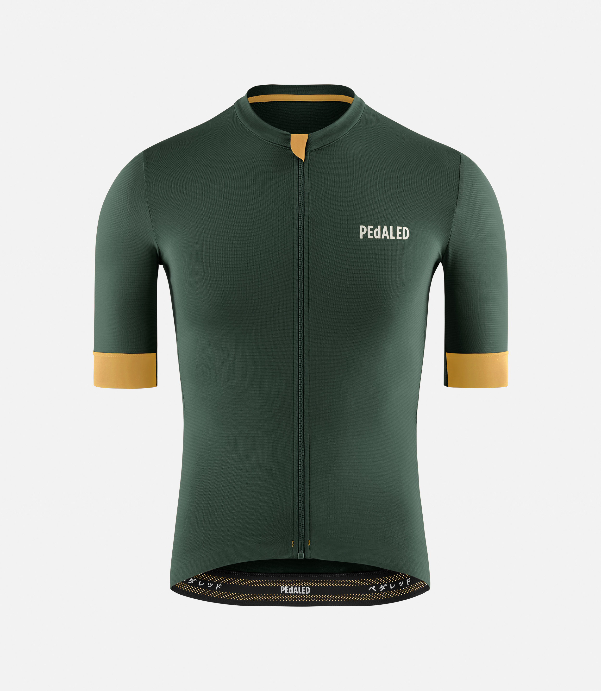 morgenmad fedt nok Med andre band Short Sleeve Road Cycling Jersey Green for Men | PEdALED
