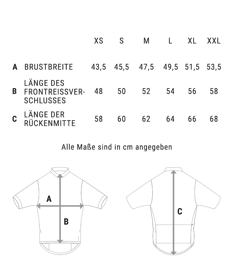 Pedaled Size guide