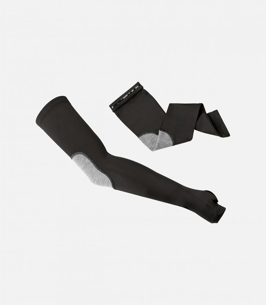 arm warmer kaido grey front pedaled