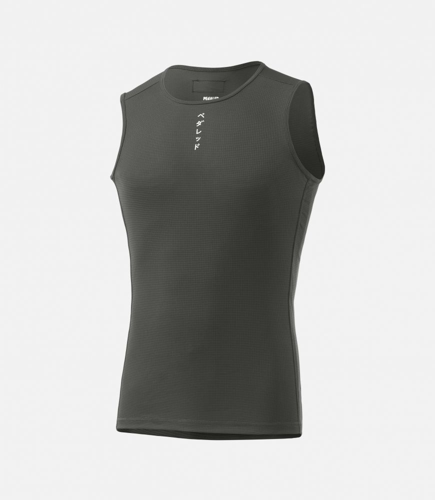 men baselayer polartec charcoal grey front odyssey pedaled