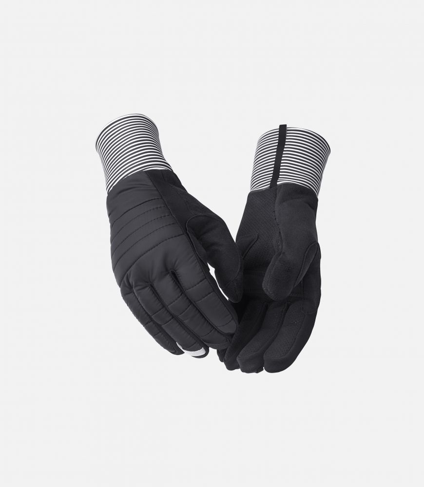 thermo winter gloves yuki black pedaled