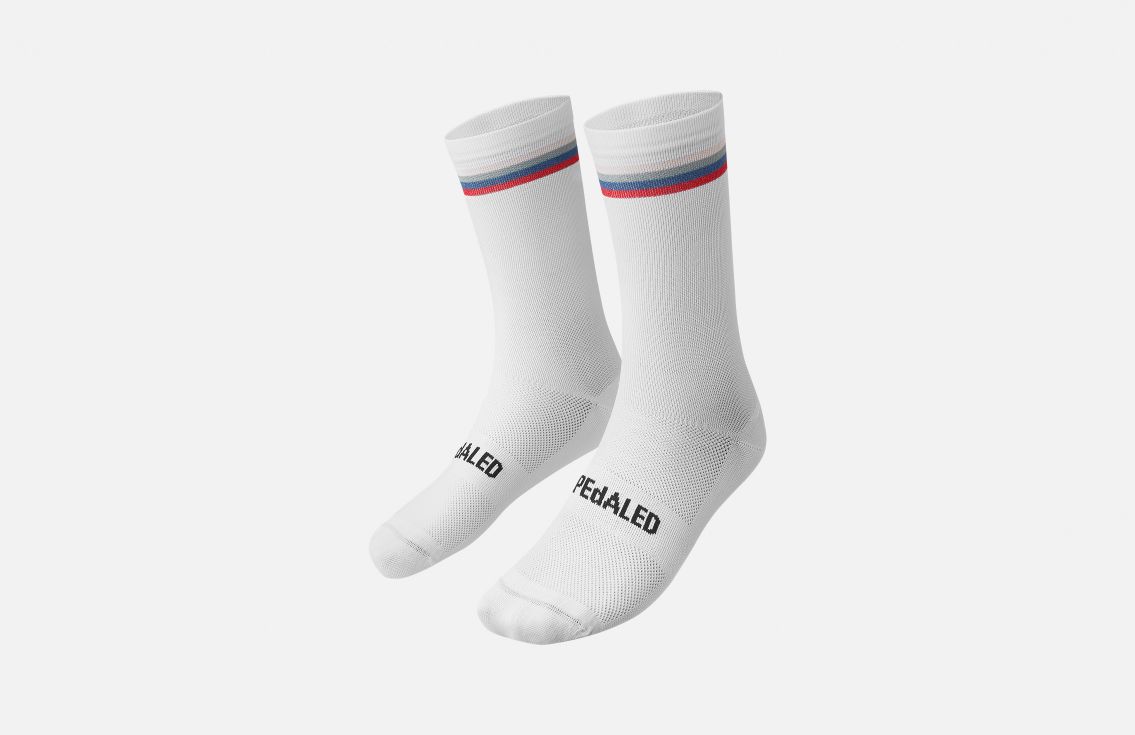 sabi socks still life white pedaled