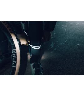 cycling reflective socks black odyssey pedaled
