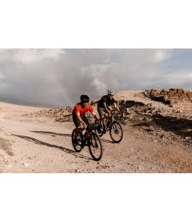 gravel t shirts merino men rust jary in action pedaled