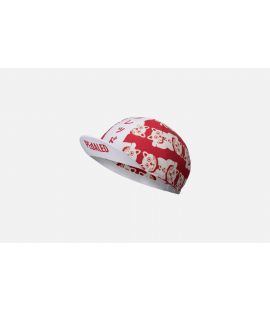 japanese bandana cycling cap red cat front still pedaled