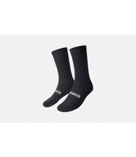 merino socks black mirai front still life pedaled