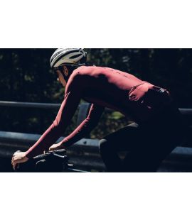road long sleeve jersey men burgundy mirai pedaled