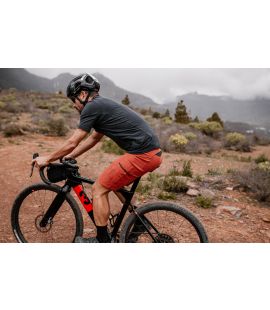 shorts men gravel rust jary in action pedaled